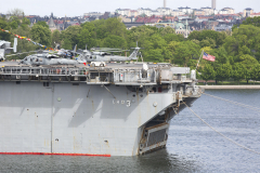 USS Kearsarge (LHD-3) amfibiestridsfartyg, 257 meter lång.220603 © Foto Patric Lindén / Internetfoto