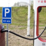 Tesla supercharging