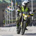 Militärpolis på rullande övervakning