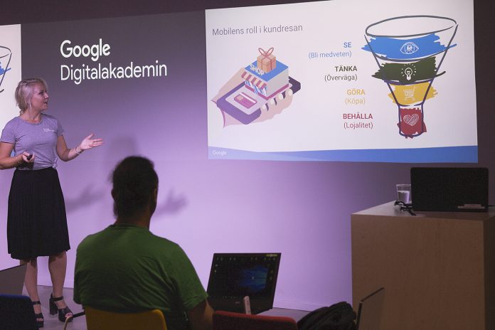 Google workshops i popup-butik