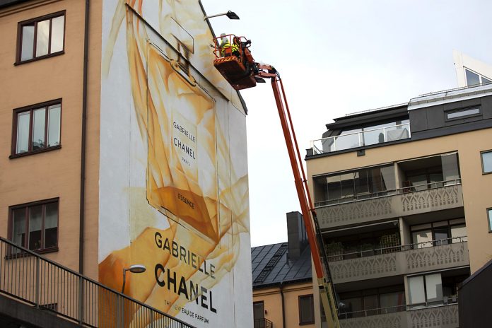 Chanel mural Hornstull