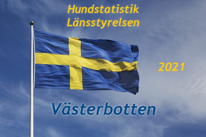 Länsstyrelsen Västerbotten Hundstatistik 2021