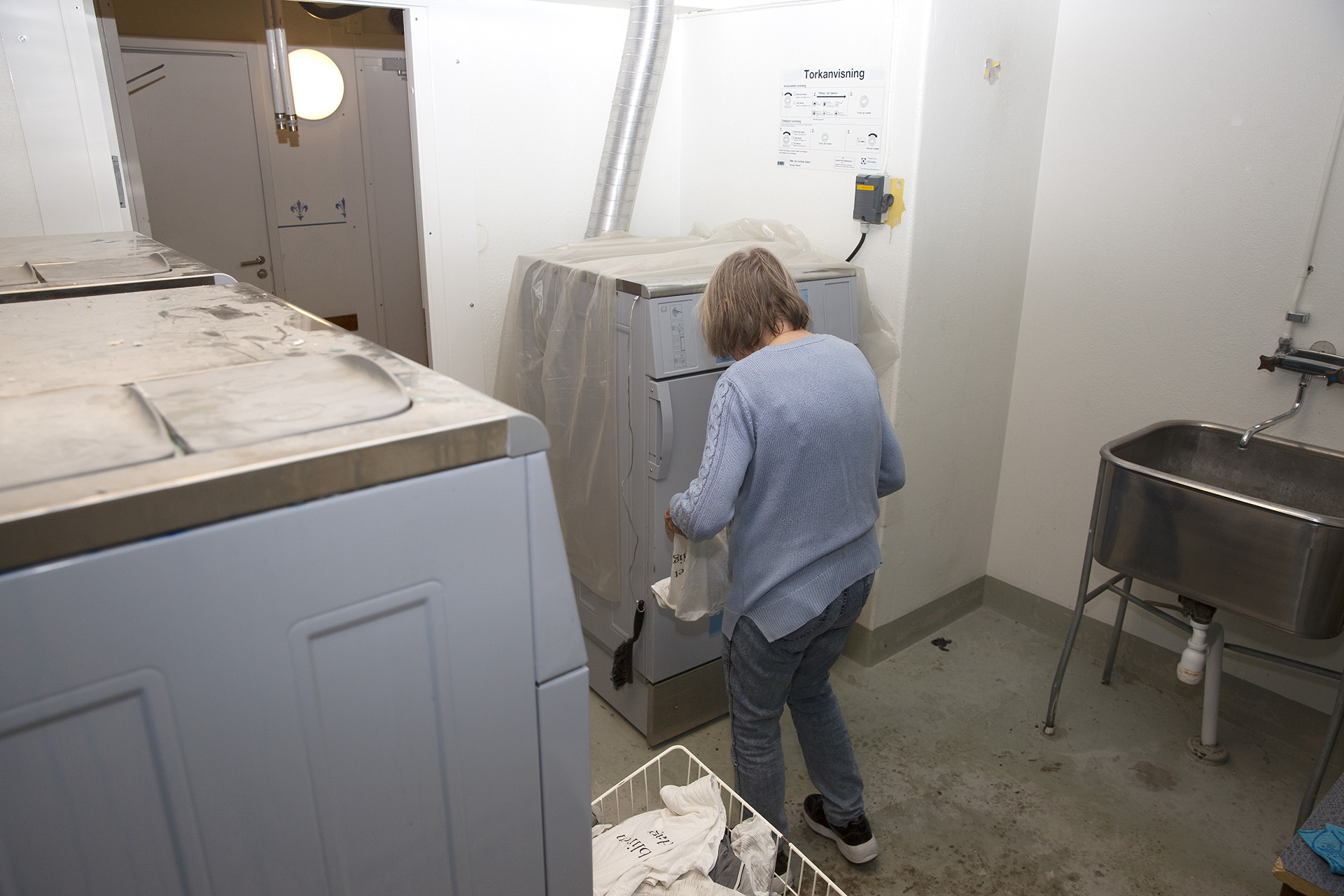 Oacceptabelt skitig tvättstuga 240923 © Foto: Patric Lindén / Internetfoto