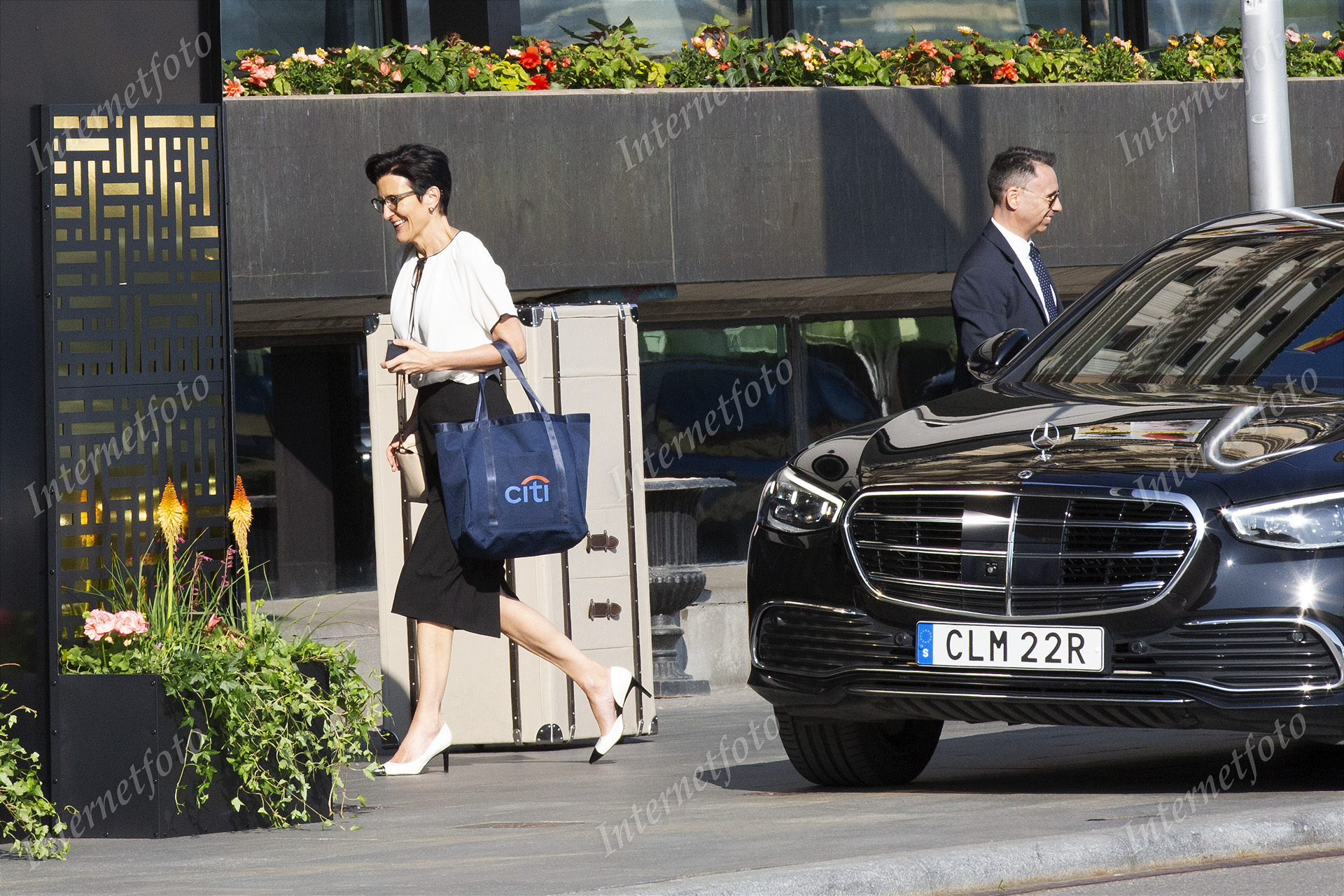 Jane Fraiser CEO Citibank anländer Grand Hôtel Bilderberggmöte Stockholm 250612 © Foto: Patric Lindén / Internetfoto