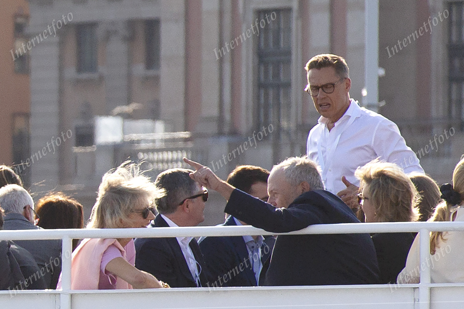 Finlands president Alexander Stubb med vid Bilderbergmöte på Grand Hôtel i Stockholm 250614 © Foto: Patric Lindén / Internetfoto