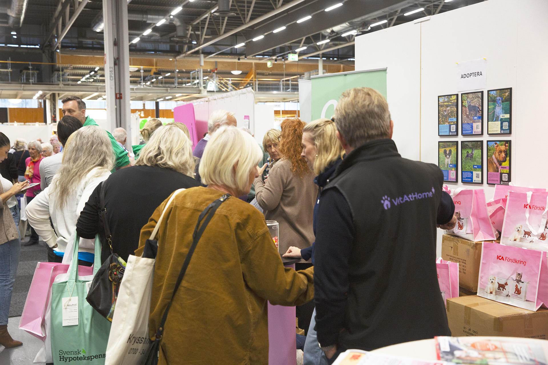 Vet at Home på Seniorfestivalen. Mobil veterinärtjänst. 