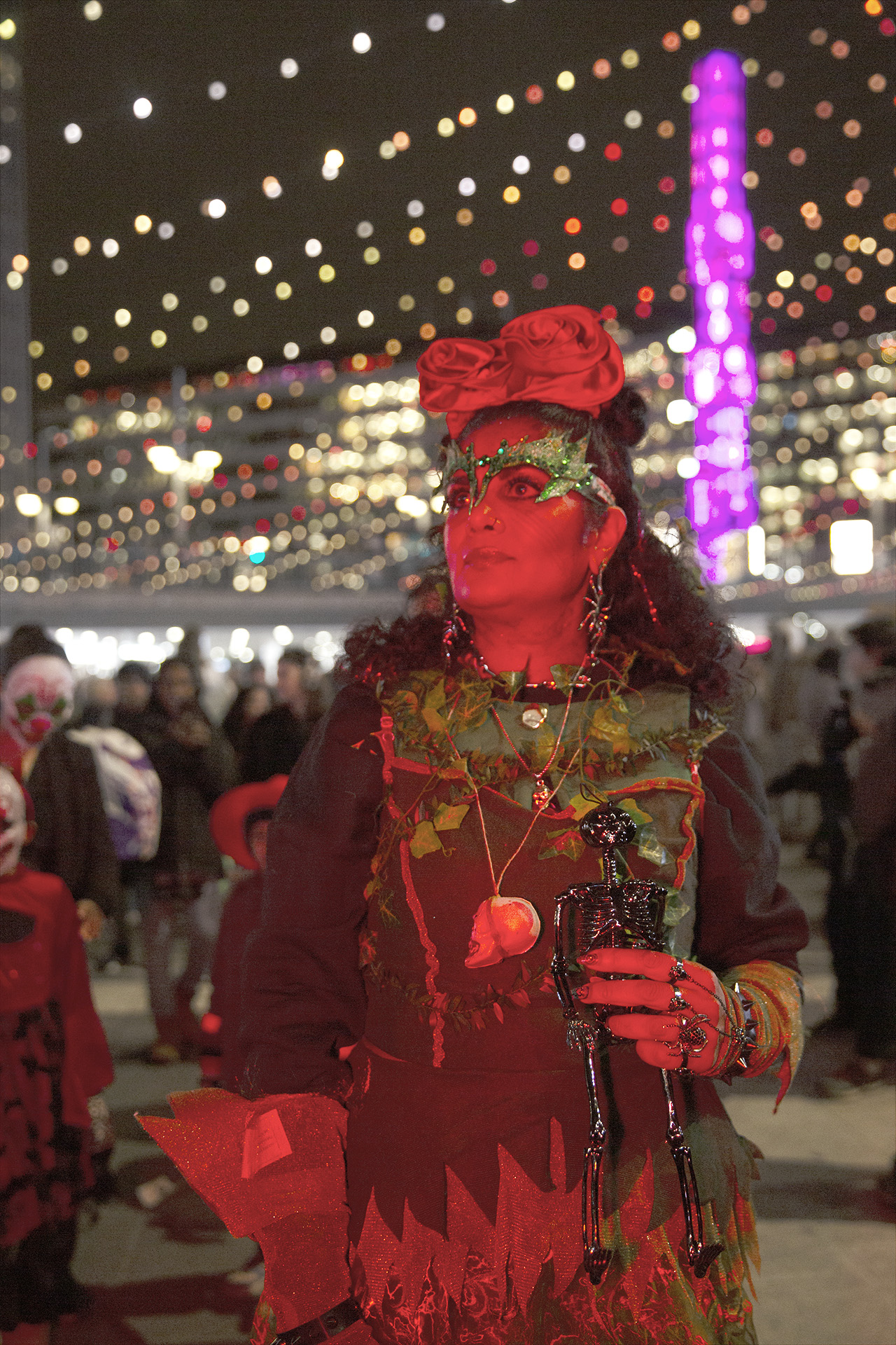 Deltagare på Halloween Shock-holm